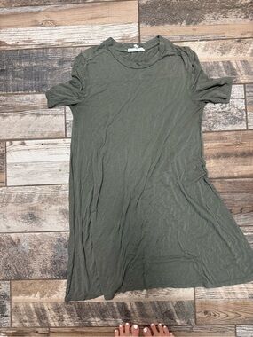 BCBGeneration Olive Midi T-Shirt Dress